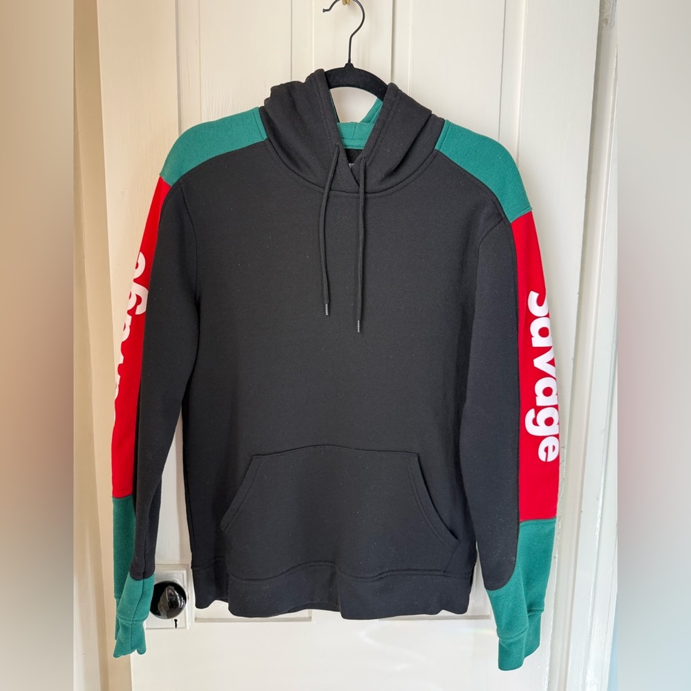 Brooklyn Cloth Black, Red, and Green Men's Hoodie